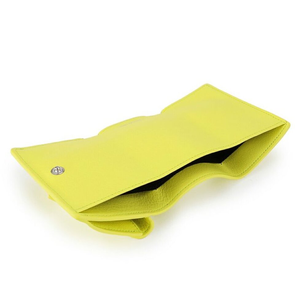 Balenciaga Trifold Wallet Paper Yellow - Picture 5 of 9
